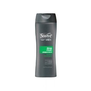 Suave Professionals for Men, Deep Clean Peppermint, Shampoo 12.6 Fl Ounce (Pack of 2)