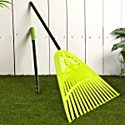 Outdoor Living : GroWorks 2-Sided Sweep-Action Garden Rake