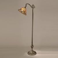 Dale Tiffany TF50181 Bochner 1 Light Reading Lamp in Antique Brass