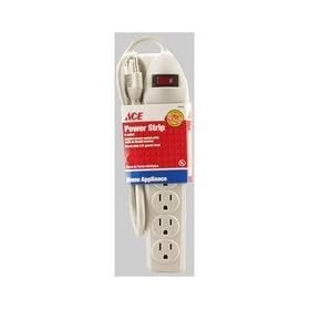 Ace 6 Outlet Metal Home Workshop Power Strip