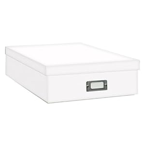 Pioneer-Jumbo-Scrapbook-Storage-Box-Crafters-White