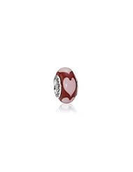 Pandora Silver Red Love Pink Hearts