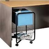 RUB14390 - File Cart, For Letter Files, 15-5/8x26x24-1/2, Black