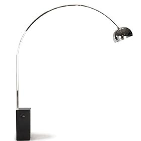 Alphaville Design Arch Marble Floor Lamp White