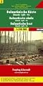 Croatian Coast 2: Sibenik - Split - Vis (Country Road & Touring): Sybenik - Vic - Split. Mit nautischen Informationen