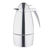 Elia Capsule Jug CJN Chrome 1ltr | Elia Thermal Jug, Vacuum Jug, Thermal Flask, Vacuum Flask, Hot Beverage Dispenser Suitable for Tea, Coffee & Hot Water