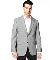 Collezione2 Button Basket Weave Jacket with Wool
