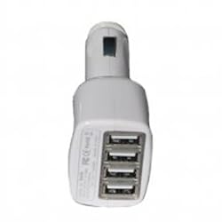 USB Car Charger for Motorola Droid, 2, X, Incredible, Samsung Galaxy S, Captivate, Vibrant, Fascinate, Epic 4G, Moment, Intercept, BlackBerry Torch 9800, Pearl, Storm, Bold, HTV EVO 4, HERO, Aria, HD2, LG Prime, Shine, Neon, and Apple iPhone Smart Phones