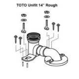 TOTO TSU03W.14 Rough-In For 934964974, 14-Inch