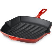 Le Creuset 10 1/4″ Enameled Cast Iron Square Skillet Grills