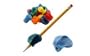 The Pencil Grip Crossover Grip- Classic Colors- Set of 4 (Ass't)