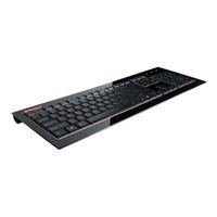 Enermax Acrylux Keyboard - Wireless - Black - RF - USB - Low-profile Keys - English (US)