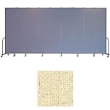 9 Panel Portable Room Divider, 8'H X 16'9