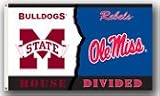 Mississippi vs Mississippi State Rivalry 3x5 Flag
