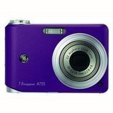 GE A735 Purple 7.0 MP Digital Camera 3x Optical Zoom, Image Stabilization
