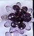 Improving Lifestyles Glass Bead Fashion Adjustable Ring Black