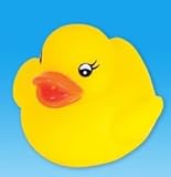 One Dozen (12) Rubber Duck Ducky Duckie Baby Shower Birthday Party Favors