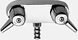 Central Brass 0206 Leg Tub Fitting 3-3/8 Inch Centers, Chrome