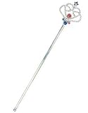 Thumbnail image for Costume Fairy Princess Queen Silver Magic Wand Scepter