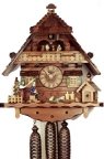 buy cheap price 8370 German 8-Day Black Forest Chalet Musical Cuckoo Clock