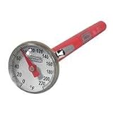 Analog Cooking Thermometer, Stainless Steel by General Tools