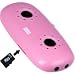 August MB100P Lecteur Baladeur MP3 Portable avec Haut-parleurs St�r�o Int�gr� et Lampe LED - Couleur: Rose
