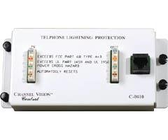 CHANNEL VISION C-0410 4 Line Telecom Surge Protector Module (CHANNEL VISION C0410)