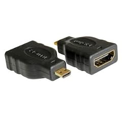 SunshineTronic Micro HDMI(Type D) auf HDMI(Type A) Adapter mit Ethernet | Audio R�ckkanal | 3D | Neueste Version | f�r z.B: LG P990 OPTIMUS Speed, Samsung WB2000