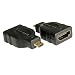 SunshineTronic Micro HDMI(Type D) auf HDMI(Type A) Adapter mit Ethernet | Audio R�ckkanal | 3D | Neueste Version | f�r z.B: LG P990 OPTIMUS Speed, Samsung WB2000