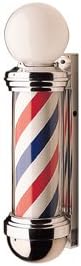 William Marvy Barber Pole 8" Series Model 88 Two Light with Globe [Misc.]