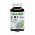 Nature's Bounty Red Yeast Rice, 600 mg, 60 Capsules (Pack of 2)