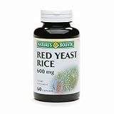 Nature's Bounty Red Yeast Rice, 600 mg, 60 Capsules (Pack of 2)