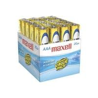 Maxell 723849 LR03 20MP AAA Cell 20 Pack Brick Battery