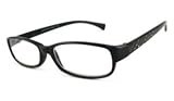 UrbanSpecs Readers Reading Glasses - R4960 Crystal Black