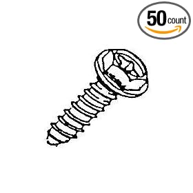 M6X16 Phillips License Plate Screw-Zinc (50 count)