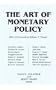 The Art of Monetary Policy