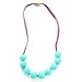 Juniorbeads by Chewbeads Madison Jr. Necklace, 100% Safe Silicone - Spearmint