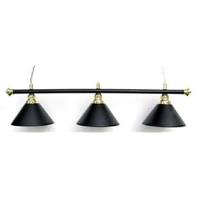 61 Metal Pool Table Light Billiard Lamp Black and Brass