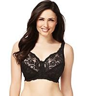 Total Support Non-Wired All-Over Fleur Lace B-G Bra