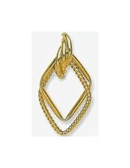 14k Fancy Tube Multiple Hoop Earrings