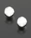 Lauren Ralph Lauren Silvertone Ball Earrings (8 mm)