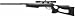 Recon Air Rifle .177 Caliber with 4x20 Scope and Mounts