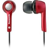 Panasonic RP-HJE240-R1 Noise Isolation In-Ear Earphones