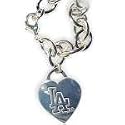 Los Angeles Dodgers Heart Tag Bracelet MLB Baseball Fan Shop Sports Team Merchandise