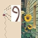 Bosmere E726 5 Ft Spiral Support - Copper-Colored Vinyl-Coated Spiral - Set of 4