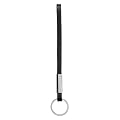 Pilgrim Herren-Schl�sselanh�nger Lounge Lizard Versilbert, Schwarzes 8Mm Breites Lederband 869-106