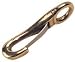 Sea Dog Line Brass Fast Eye Baby Snap
