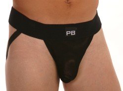 PB Black Mesh Jockstrap