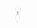 Elongated Crystal Amulet Pendant in White Gold by Temple St.Clair