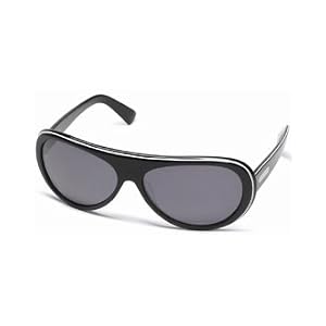 Buy Anarchy Eyewear Looter | Sport Sunglasses Black Pipe Smoke Lens by Anarchy Eyewear